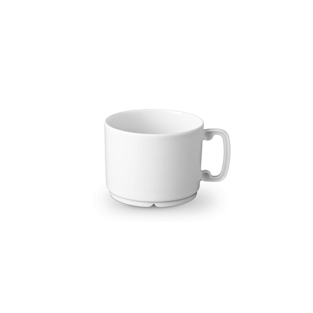 SOIE TRESSEE WHITE TEA CUP