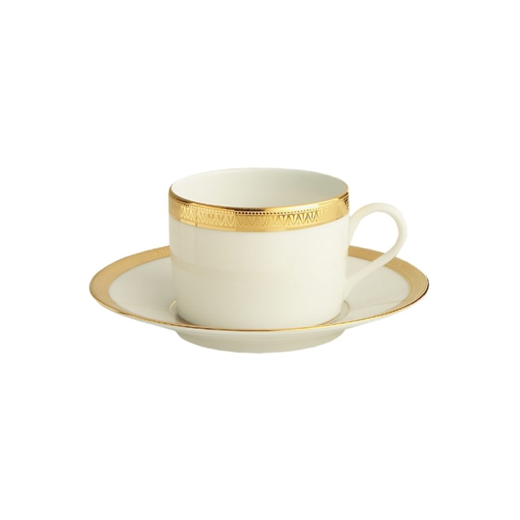 Haviland & Parlon Malmaison Gold with Filet Cup and Saucer