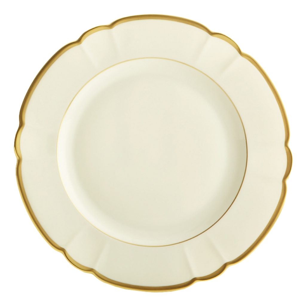 Haviland & Parlon Colette Gold Dinner Plate