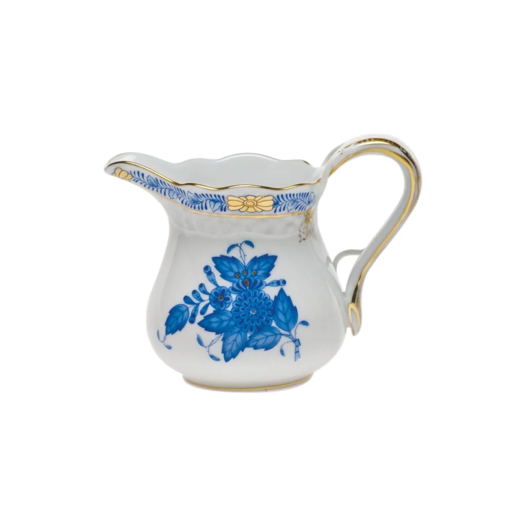 Herend Chinese Bouquet Blue Creamer
