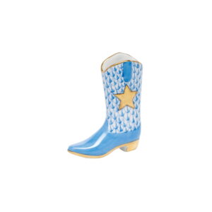 Herend Cowboy Boot - Blue