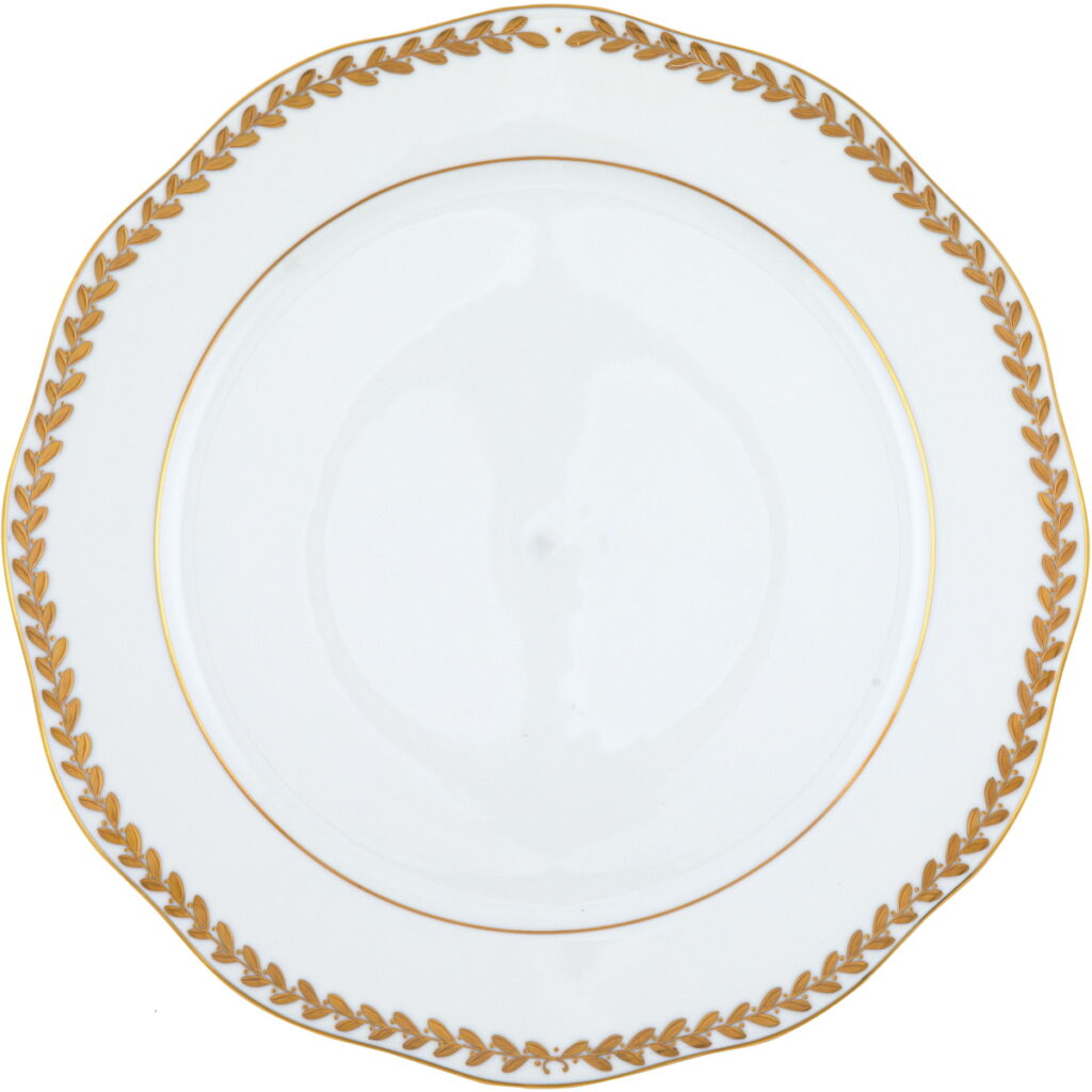 Herend Golden Laurel Charger Plate