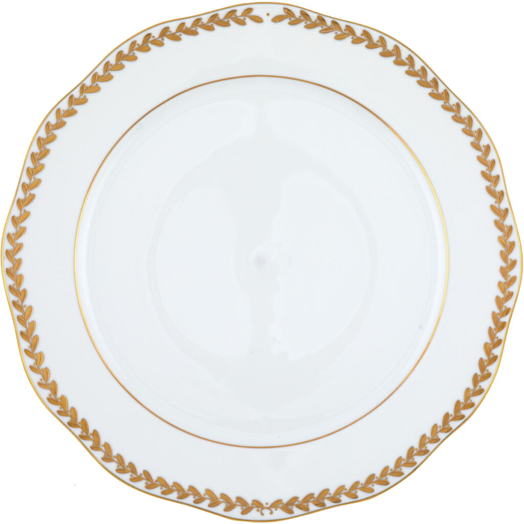 Herend Golden Laurel Charger Plate
