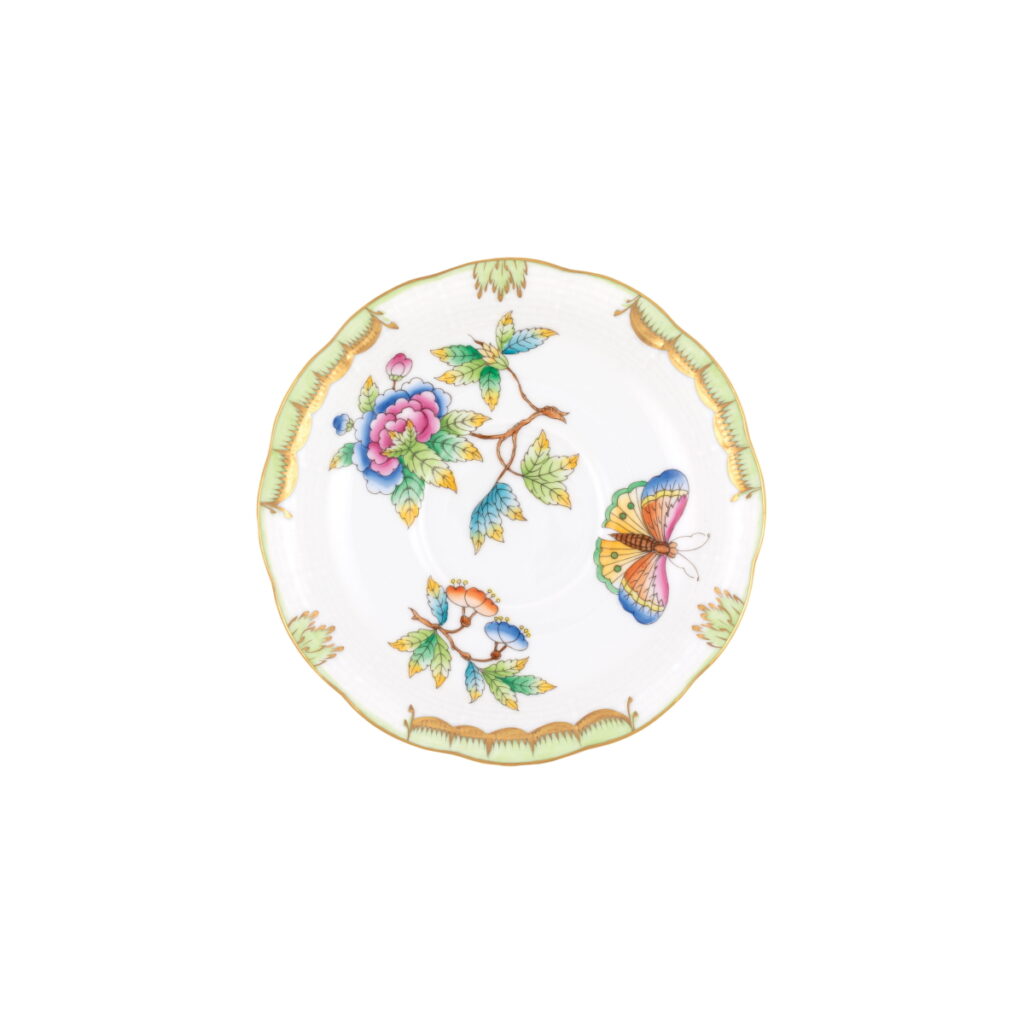 Herend Queen Victoria Green Tea Saucer