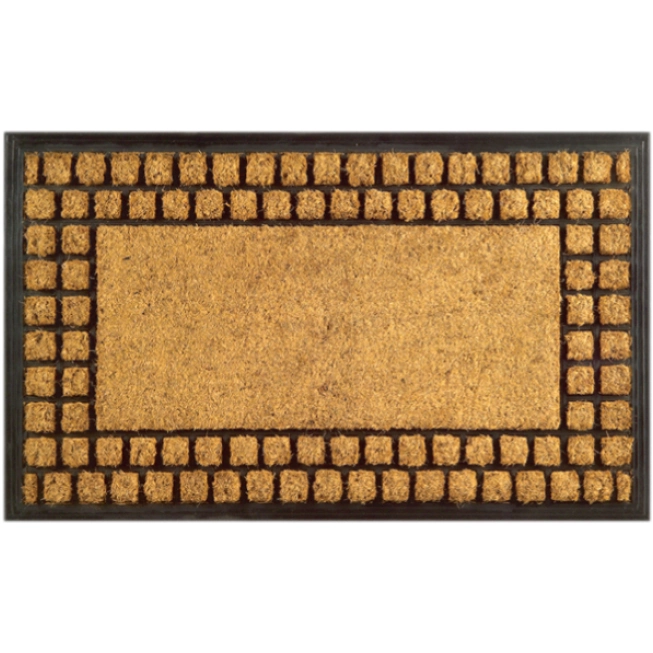 Imports Decor Checker Border Door Mat