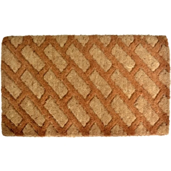 Imports Decor Diagonal Bricks 18x30 Door Mat