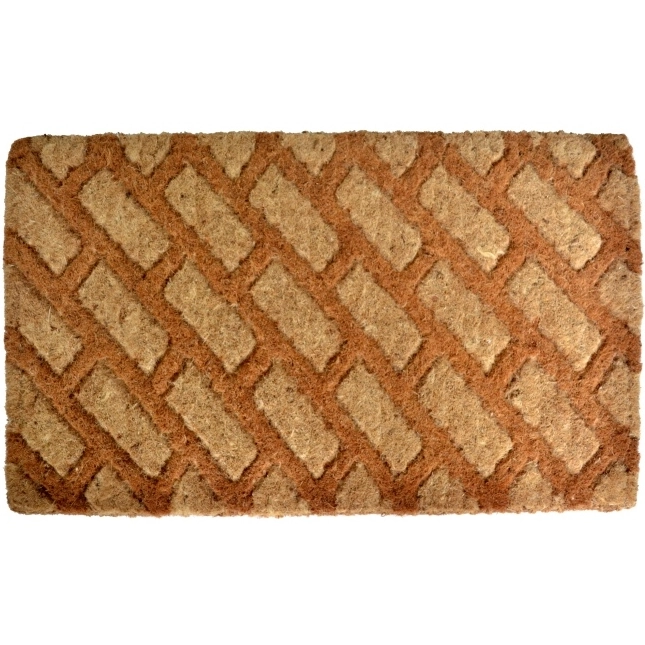 Imports Decor Diagonal Bricks 18x30 Door Mat