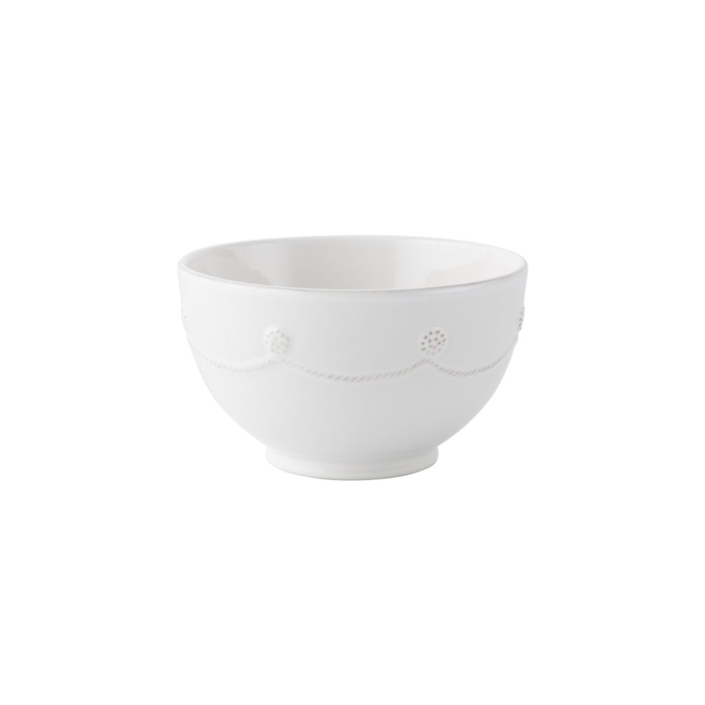 BERRY ROUND CEREAL BOWL WHITE