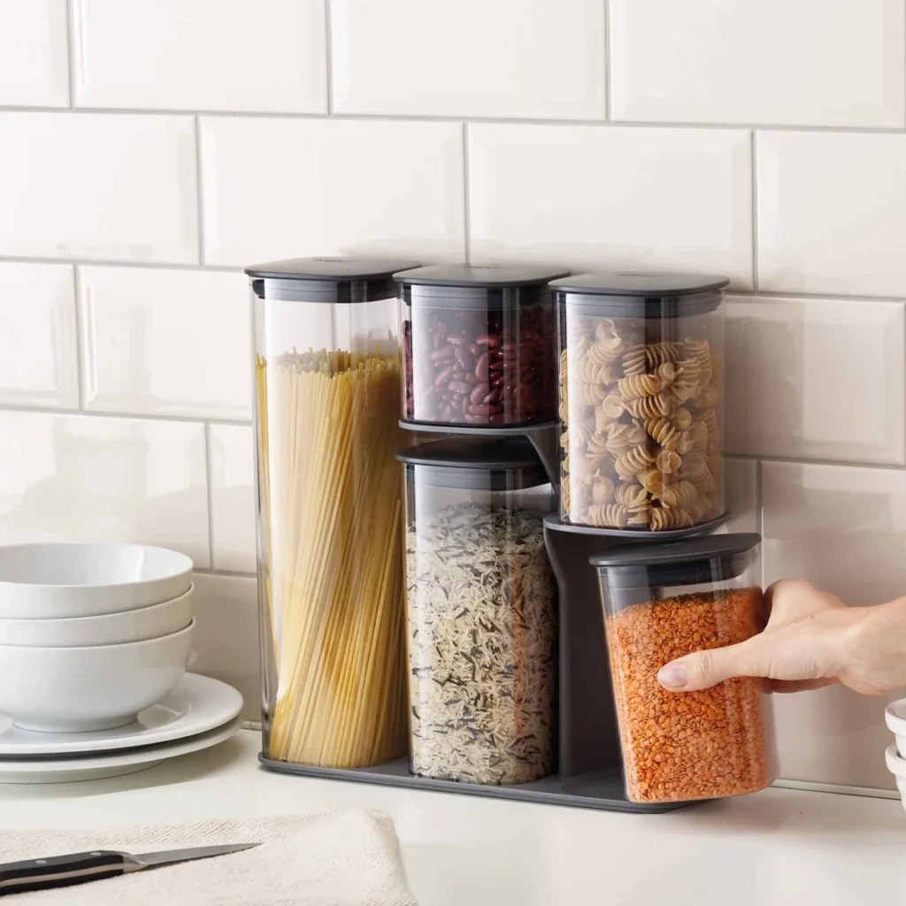 Joseph Joseph Podium 5-piece Gray Storage Container Set2