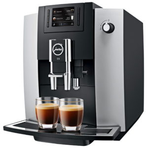 Jura E6 Automatic Coffee Machine - Platinum