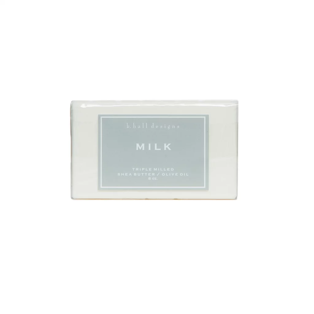 K. Hall Designs Milk Triple Milled Bar Soap
