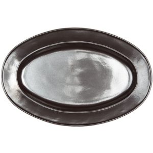 PEWTER STONEWARE MD OVAL PLATTER