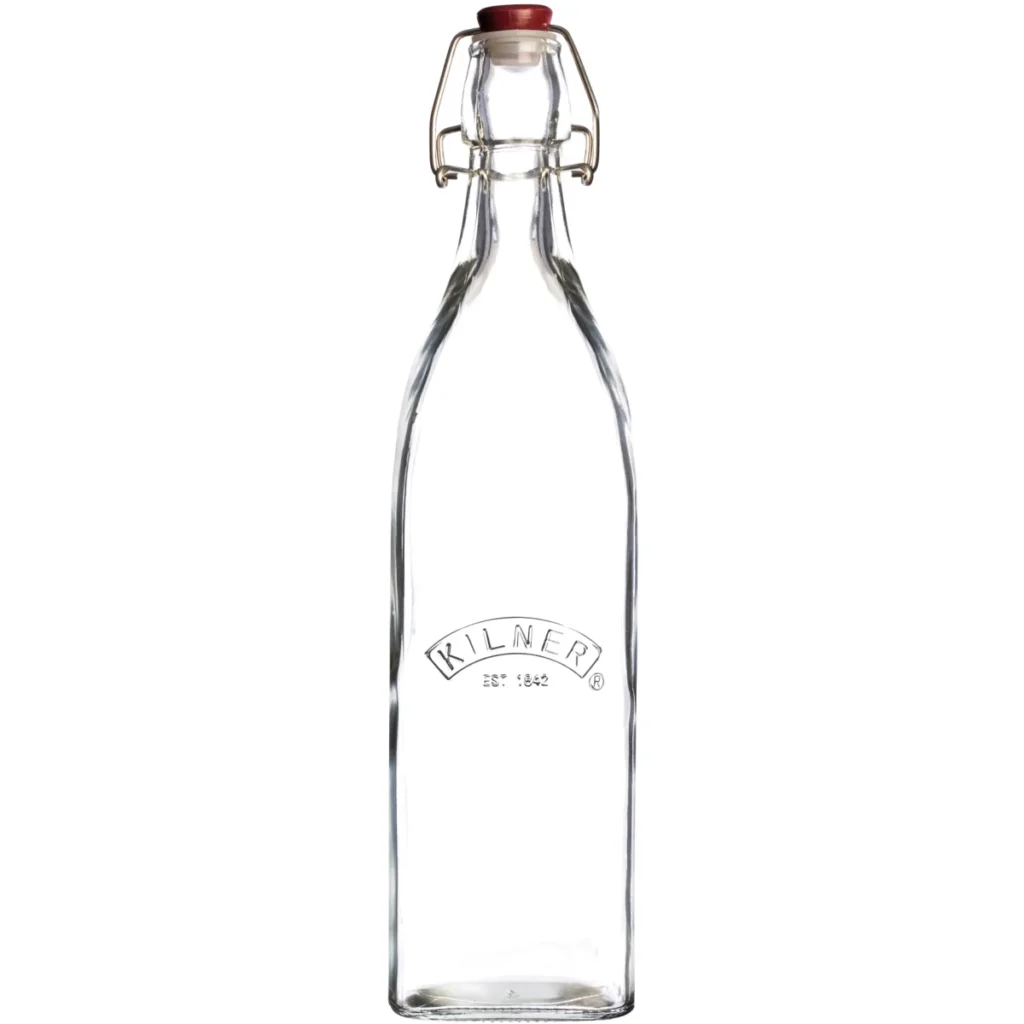 Kilner Clip Top 1 Liter Square Bottle
