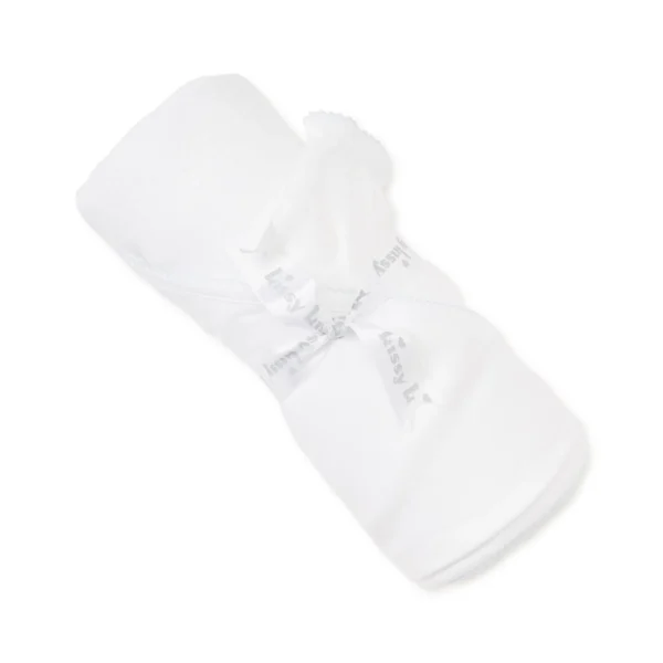 Kissy Basics Hooded Towel & Mitt Set - WhiteBlue2