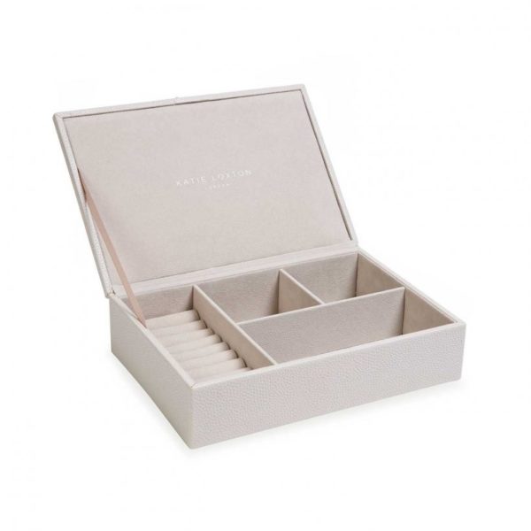 Be-You-Tiful Tassel Jewelry Box Gray