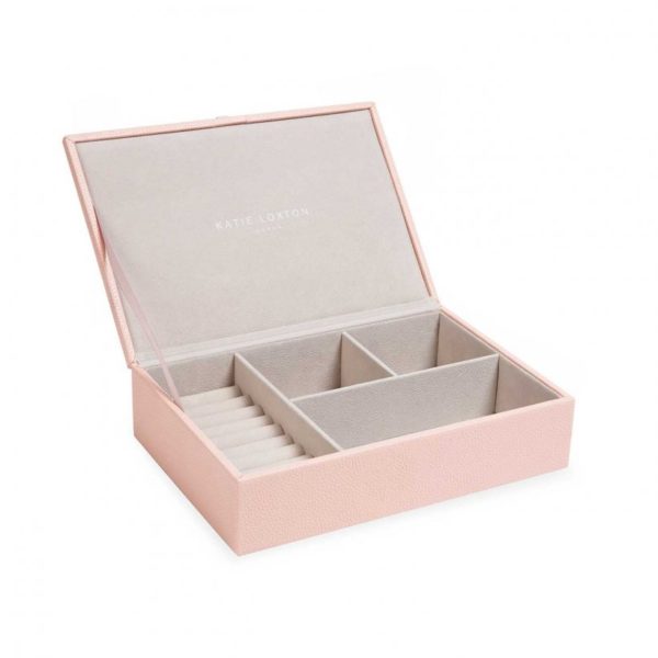 Live Laugh Love Tassel Jewelry Box Pink