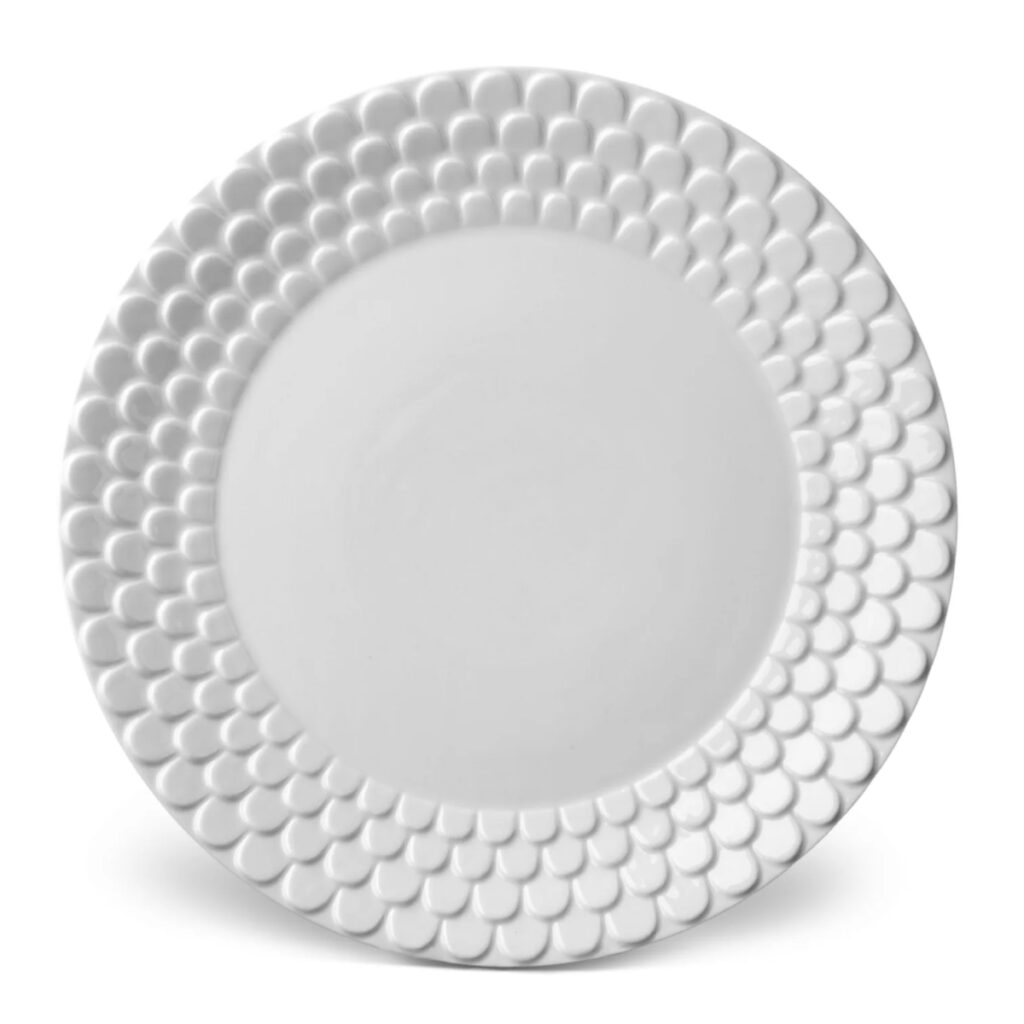 L'Objet Aegean Dinner Plate - White