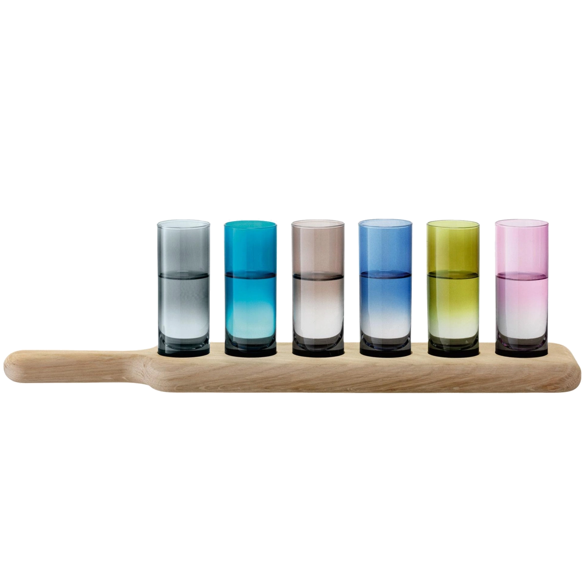 LSA Paddle Colorful Shot Glass Set