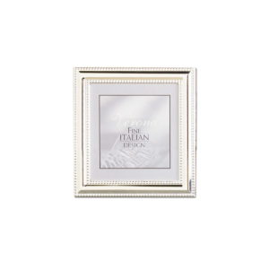 Lawrence Delicate Beading 5x5 Silverplate Frame