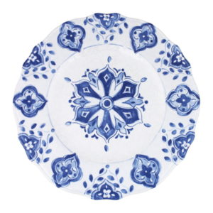 Le Cadeaux Moroccan Blue Dinner Plate