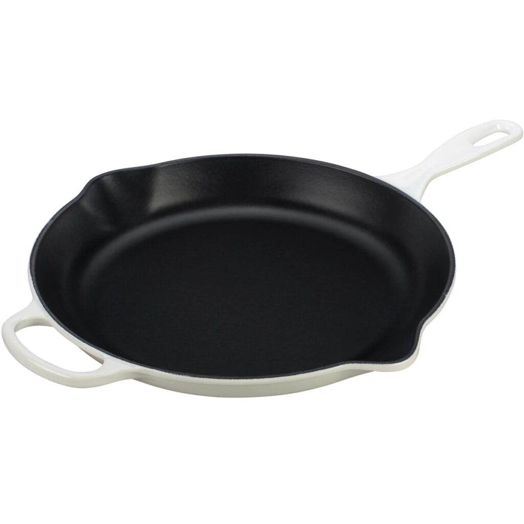 Le Creuset 11.75in Signature Skillet - White