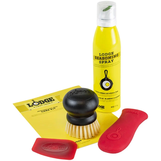 Lodge Seasoned Cast Iron Care Kit