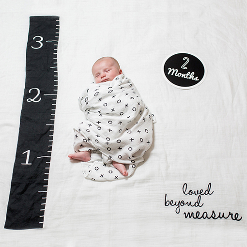 Lulujo “Loved Beyond Measure” Baby’s First Year Blanket & Cards Set