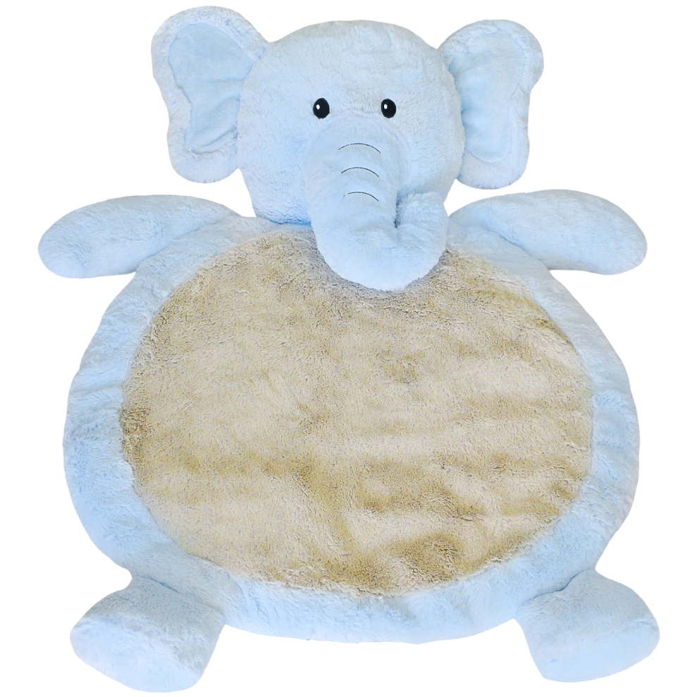 Mary Meyer Blue Elephant Baby Mat