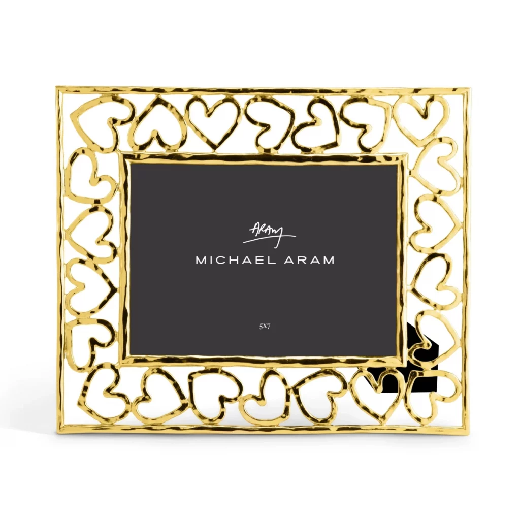 Michael Aram Gold Heart 5x7 Frame