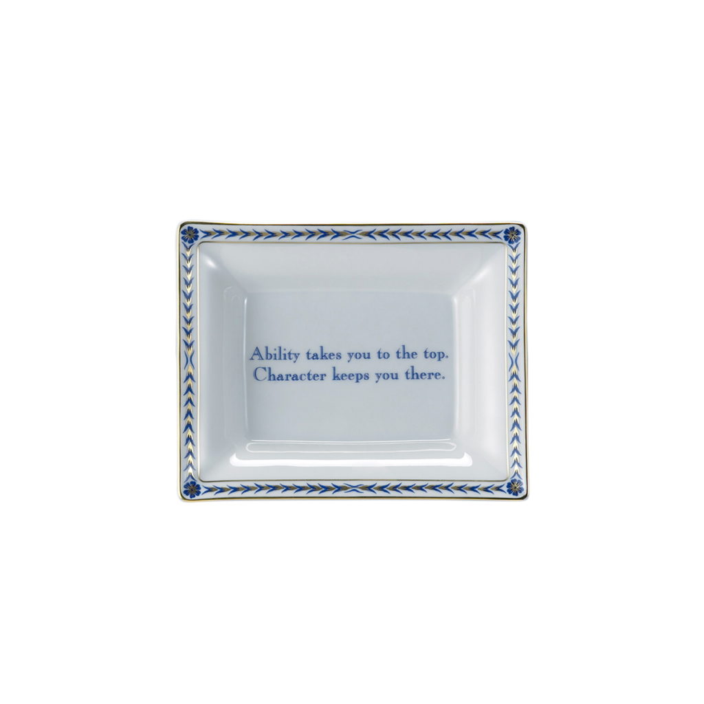Mottahedeh Ability Porcelain Ring Tray
