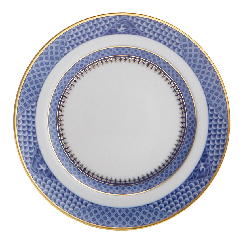 Mottahedeh Indigo Wave Dinner Plate