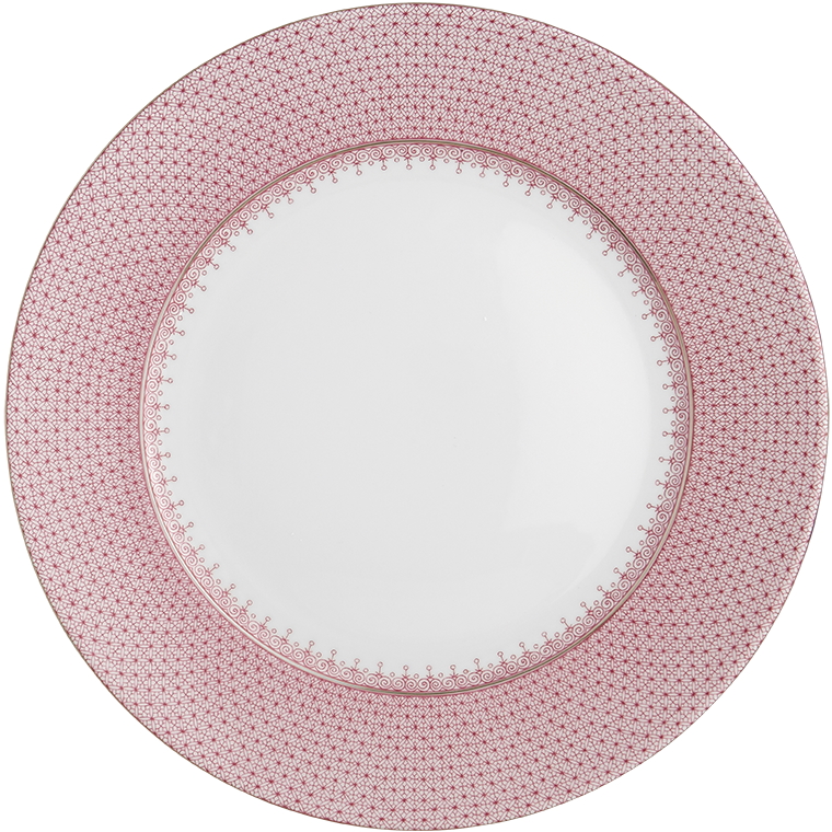 Mottahedeh Pink Lace Service Plate