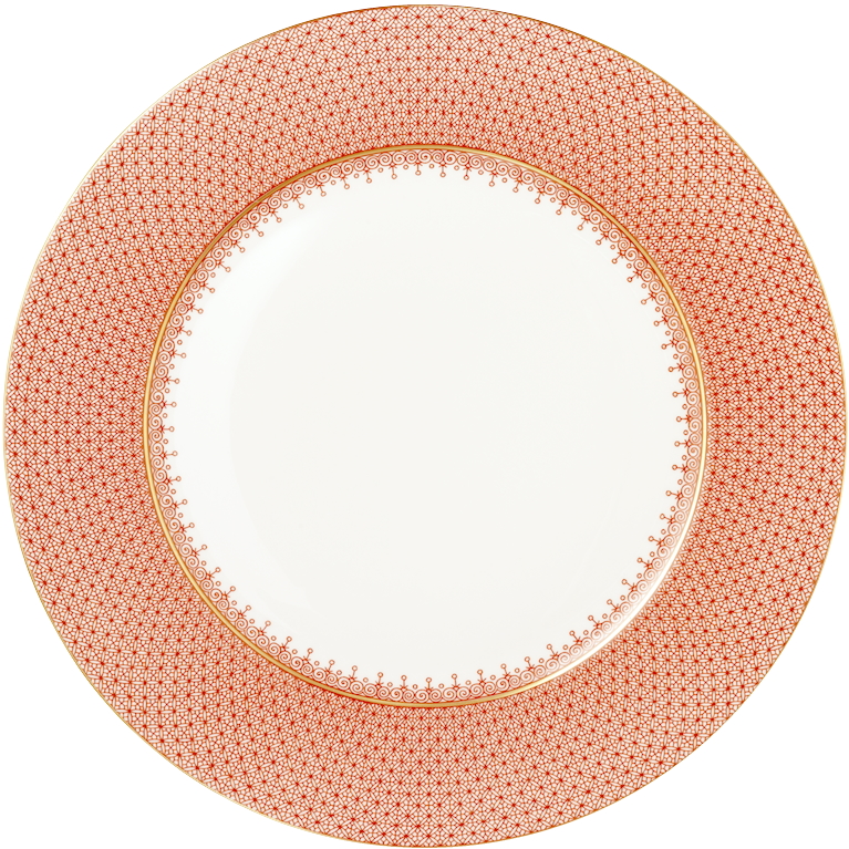 Mottahedeh Red Lace Service Plate