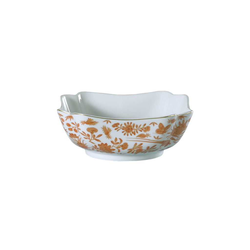 Mottahedeh Sacred Bird & Butterfly Small Square Bowl