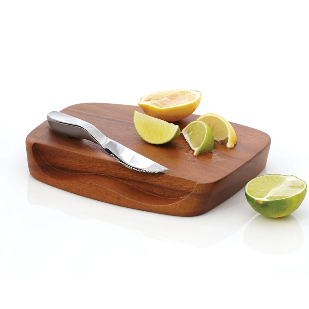 Nambé Blend Bar Board with Knife2