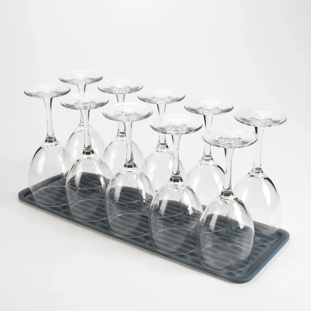 OXO Silicone Wine Glass Drying Mat2