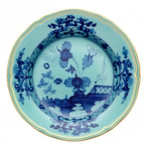Oriente Italiano Iris/Blue Bread Plate