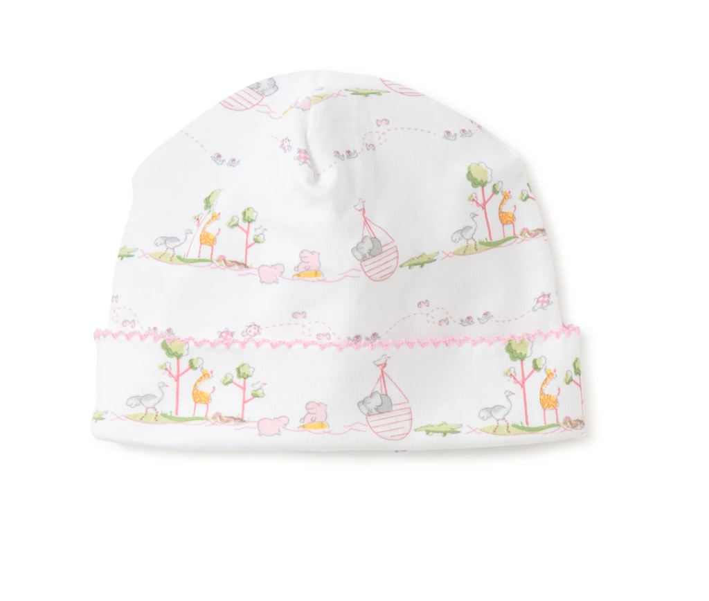 Kissy Kissy Pink Noah's Print Hat