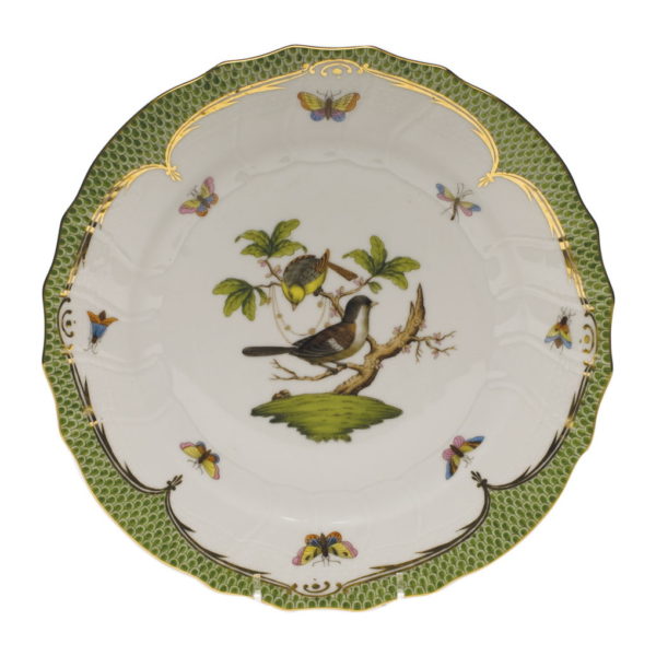 ROTHCHILD GREEN DINNER PLATE 1