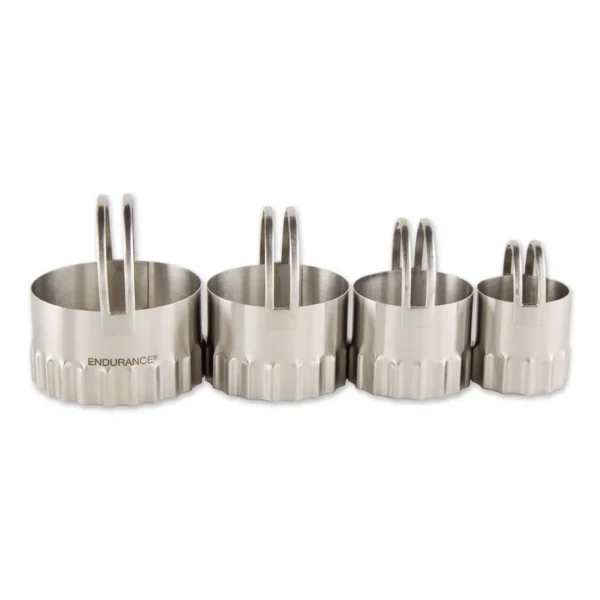 Round Rippled Biscuit Cutters