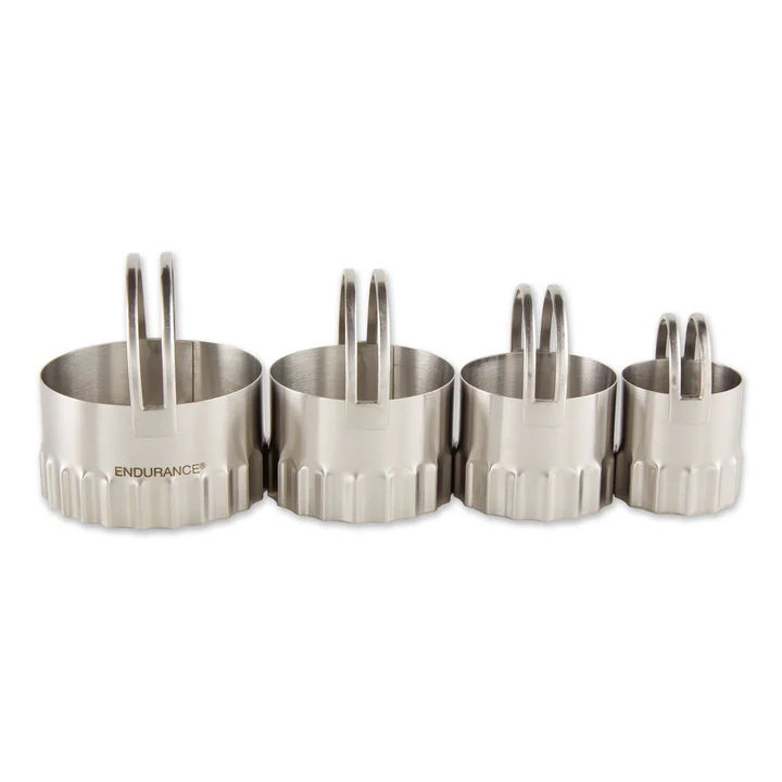 Round Rippled Biscuit Cutters