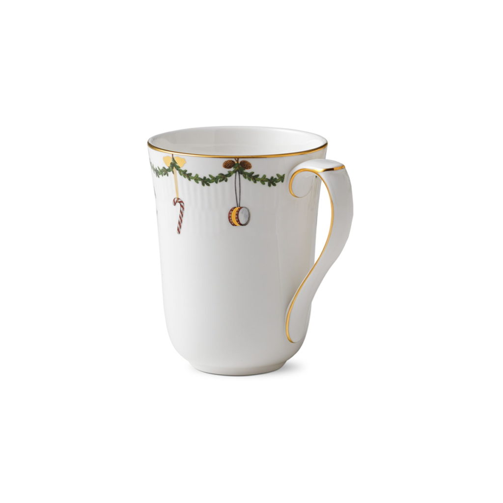Royal Copenhagen Star Fluted Christmas Mug