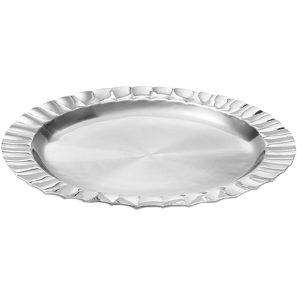 SILHOUETTE SCAL 15IN ROUND TRAY