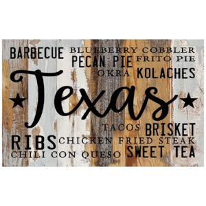 18X12 TEXAS FOODIE SIGN