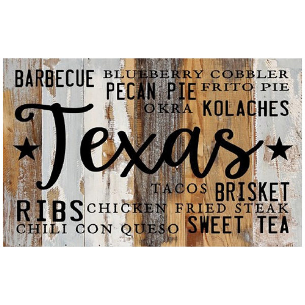 18X12 TEXAS FOODIE SIGN