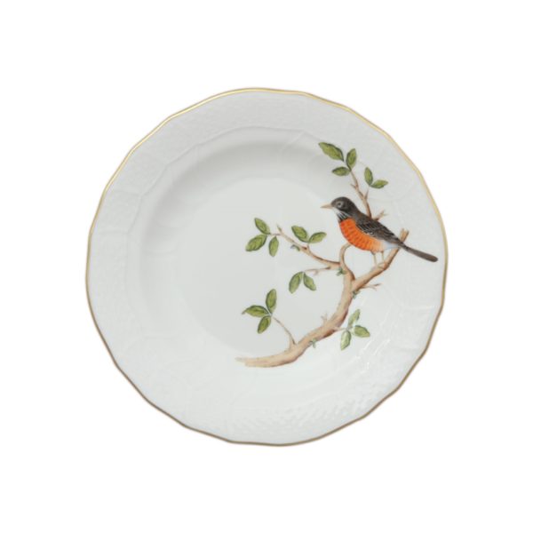 SONGBIRD DESSERT PLATE ROBIN