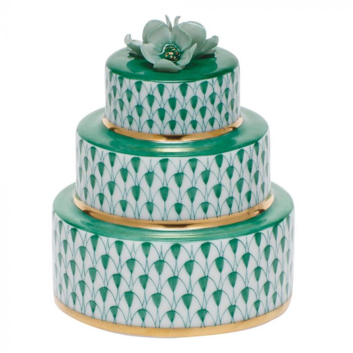 Herend Wedding Cake - Green