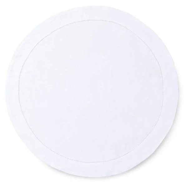 Sferra Classico Round Placemat - White