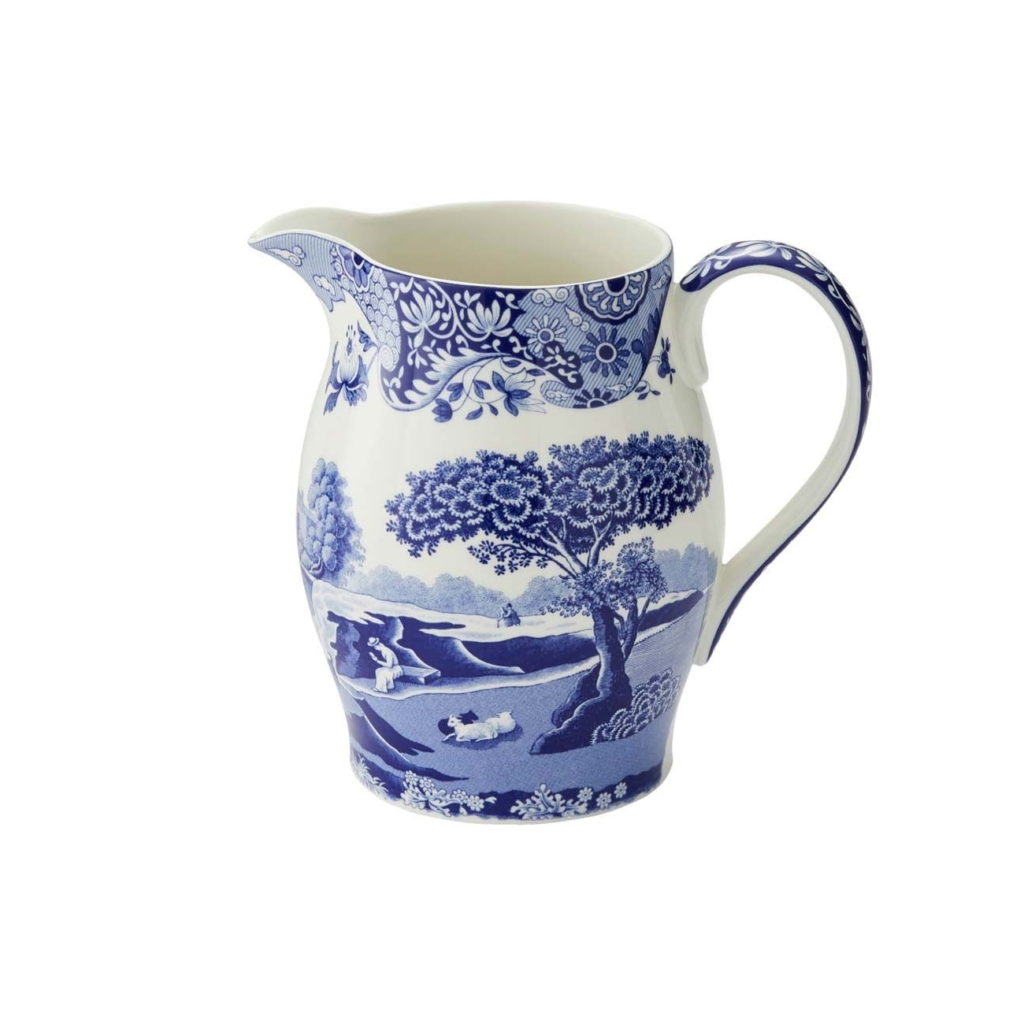Spode Blue Italian Liverpool Jug