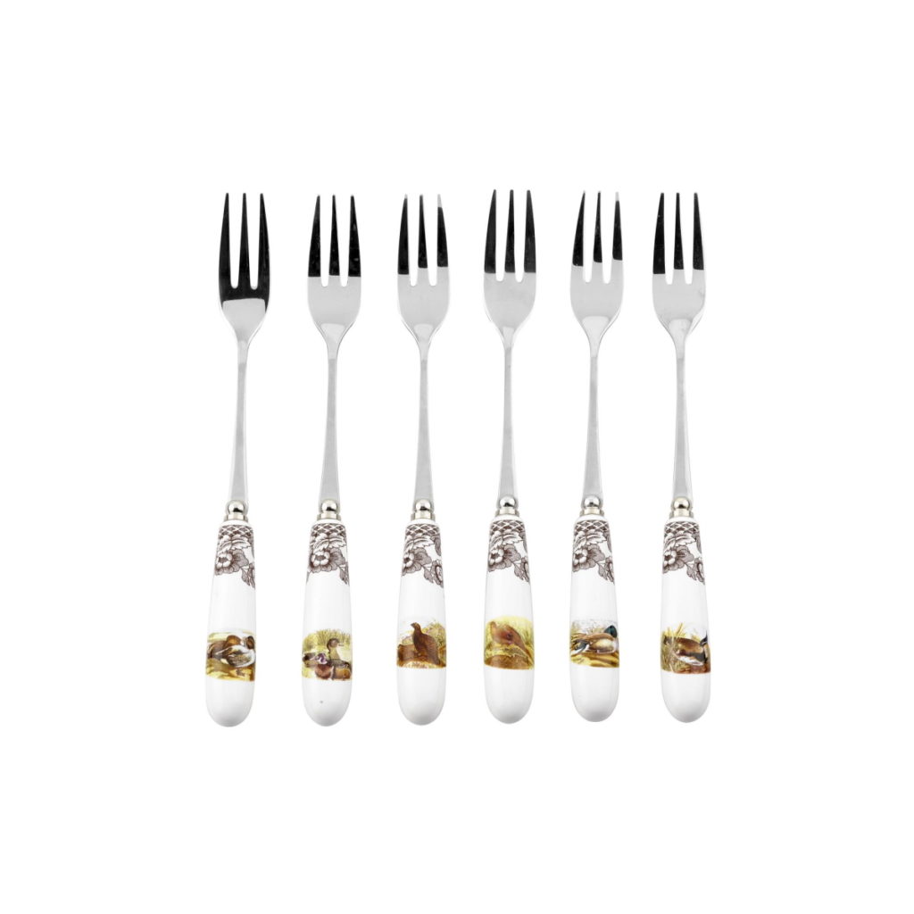 Spode Woodland Set of 6 Pastry Forks